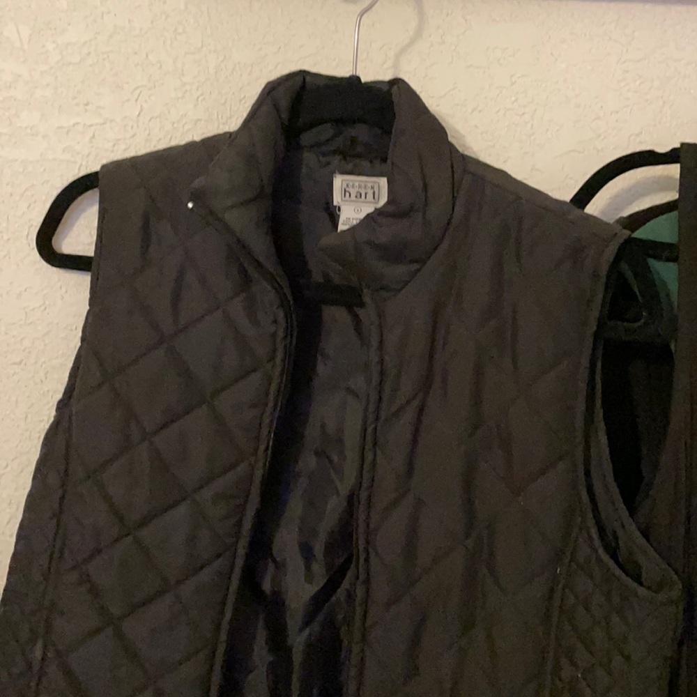 Black warm vest